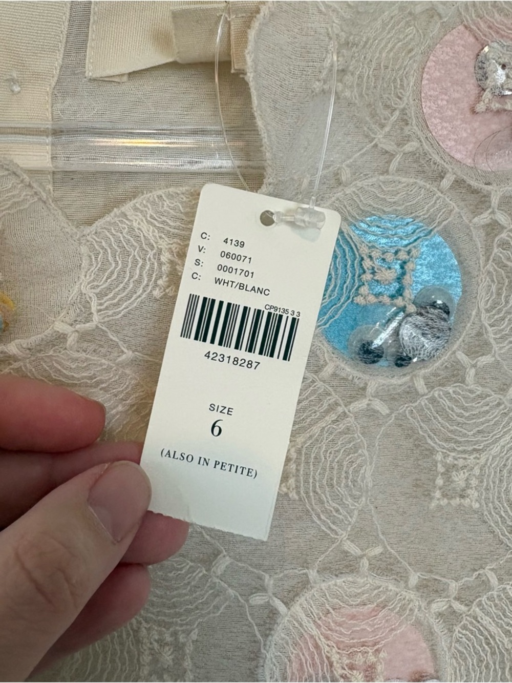 New Anthropologie Amit Aggarwal carousel swing top - Picture 4 of 9